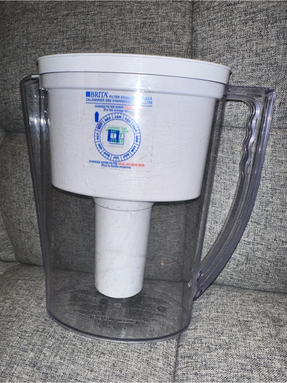 Brita White and Clear Water Filter Pitcher